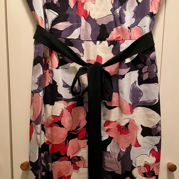 Coast Sleeveless Floral Dress Size UK 16 - Picture 6 of 7